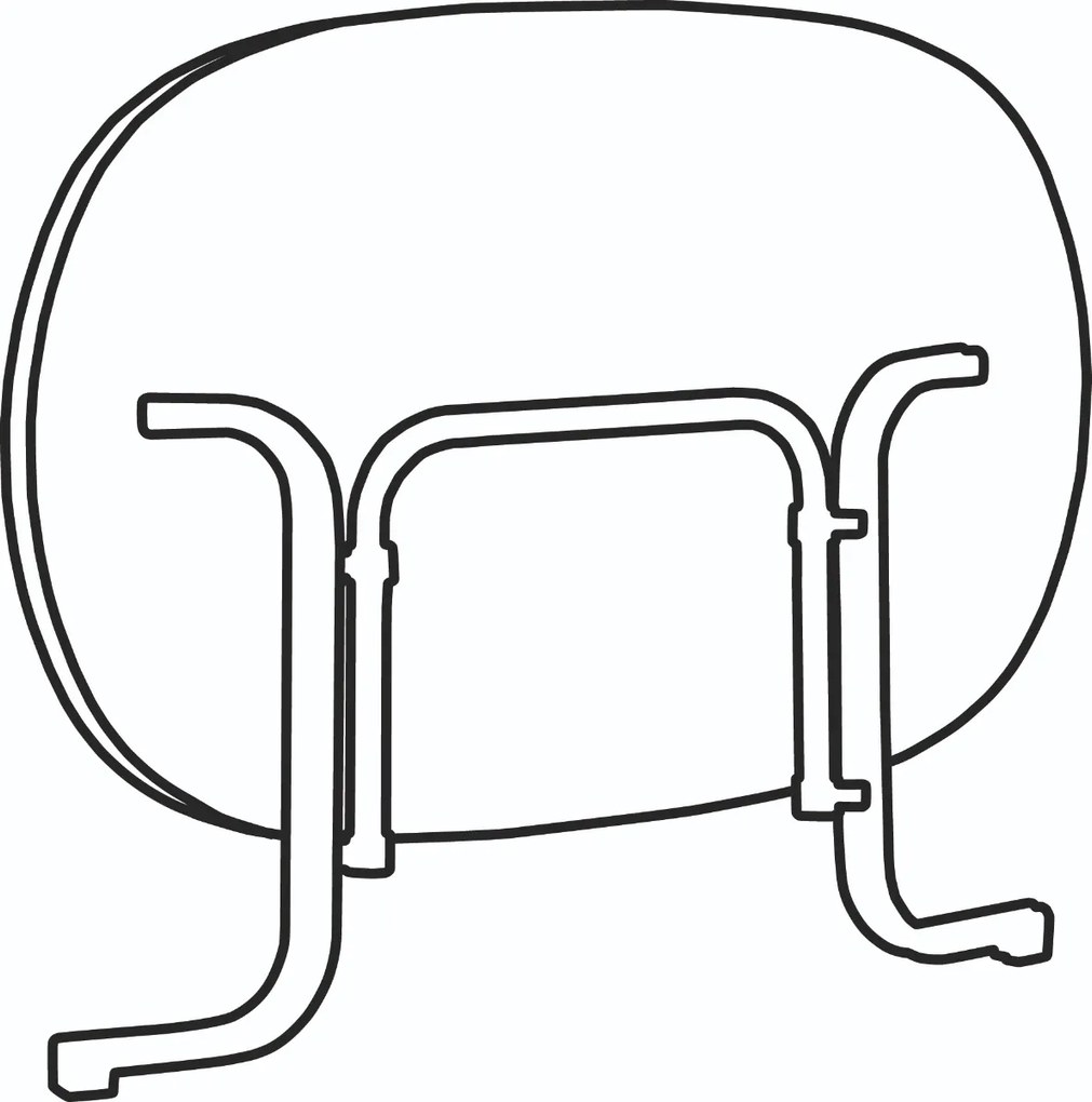 Sieger Boulevard ovale klaptafel 90x140 cm. - Antraciet