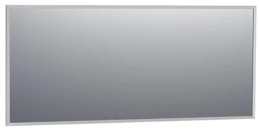 Sanituba Silhouette 160x70cm spiegel met RVS look omlijsting