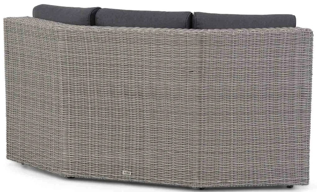 Dining Loungeset 5 personen Wicker Grijs  Garden Collections New Castle