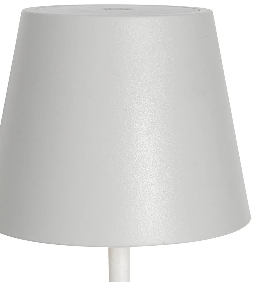 Buitenlamp LED Set van 2 tafellampen wit met dimmer en oplaadbaar - Murdock Modern IP54 Buitenverlichting rond Lamp