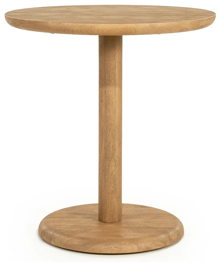 Bistro Eettafel Rond Eiken - 70 X 70cm.