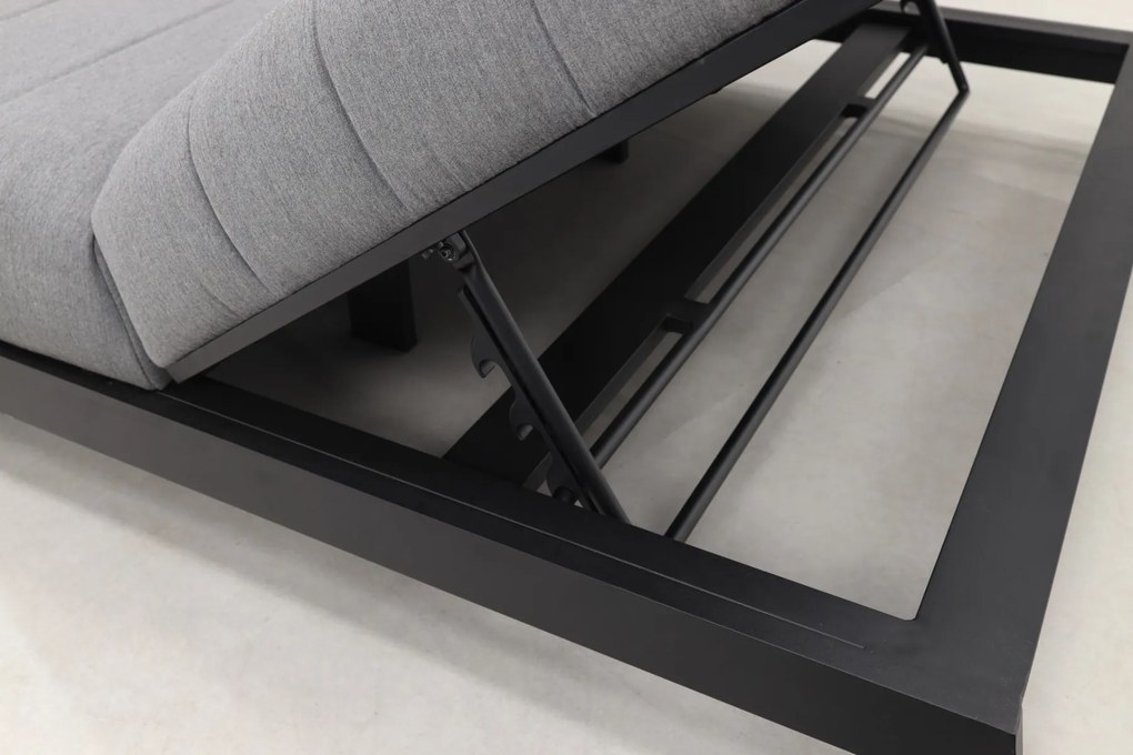 Mexico 2-persoons Sunbrella ligbed - Lichtgrijs