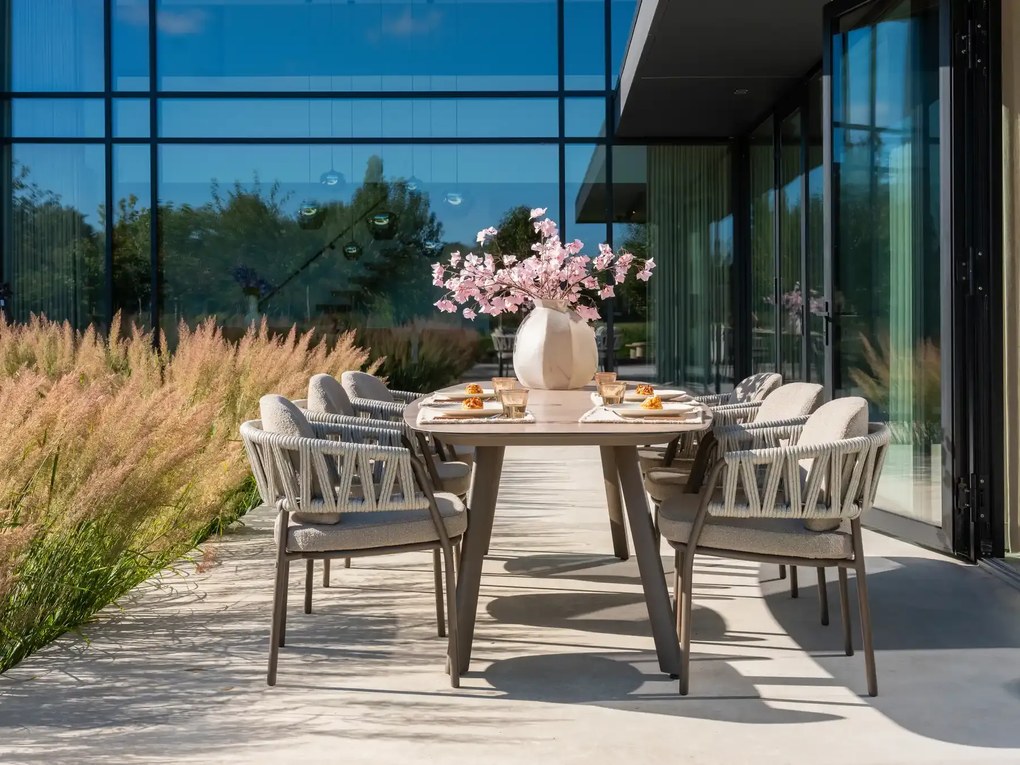 Taste by 4 Seasons Calma tuinstoel terre Tuinstoel bruin weerbestendig