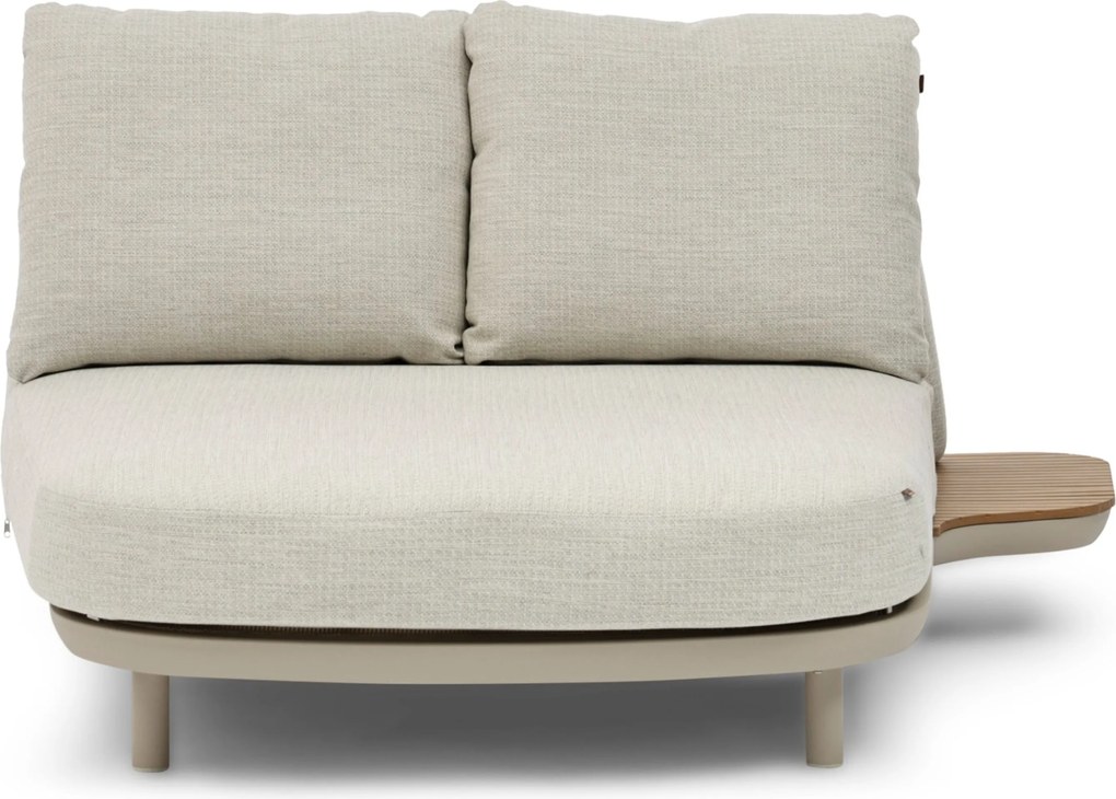Hoek loungeset 5 personen Outdoor textiel Zand/Beige Coco Dunea
