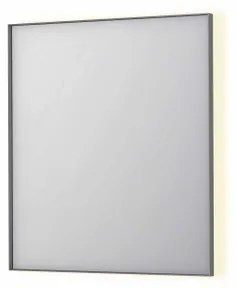 INK SP32 spiegel - 70x4x80cm rechthoek in stalen kader incl indir LED - verwarming - color changing - dimbaar en schakelaar - geborsteld RVS 8410033