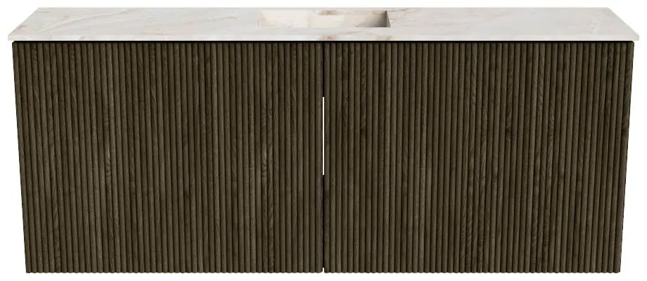 Mondiaz Joya DLux 100cm toiletmeubel shadow met wastafel faye midden zonder kraangat frappe