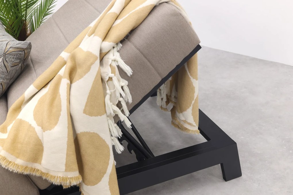 Mexico sunbrella ligbed 200x85 cm. - Taupe