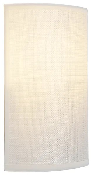 Moderne wandlamp wit - Simple Drum Jute