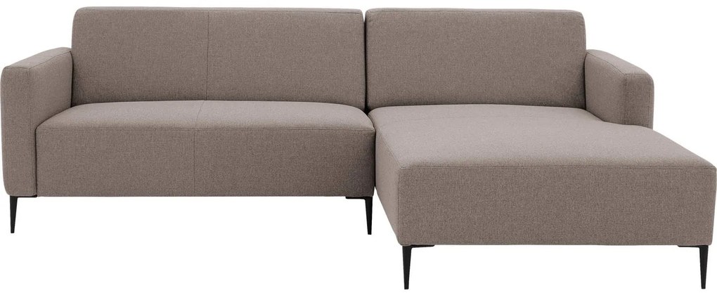 Goossens  Key West grijs, stof, 2-zits, modern design