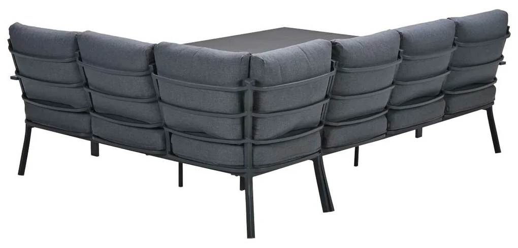 Garden Impressions Senja lounge dining set 3-delig rechts - mystic grey