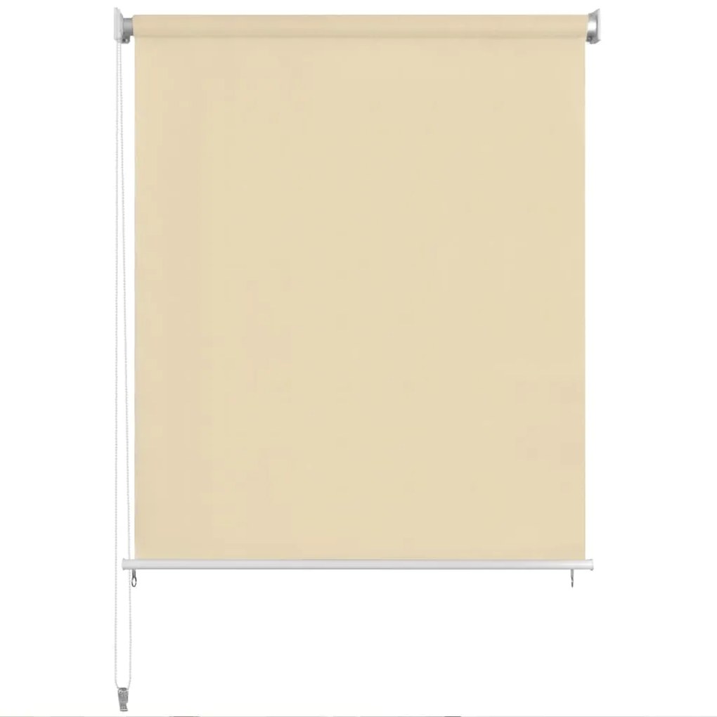 vidaXL Rolgordijn voor buiten 140x230 cm crème