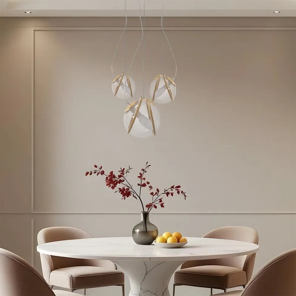 Hanglamp APP1091-3CP GOUD