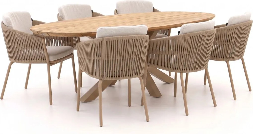 + 10% kassakorting | Diningset Hartman  | 6 personen | Tuinset teakhout | 7-delig | Kees Smit Tuinmeubelen