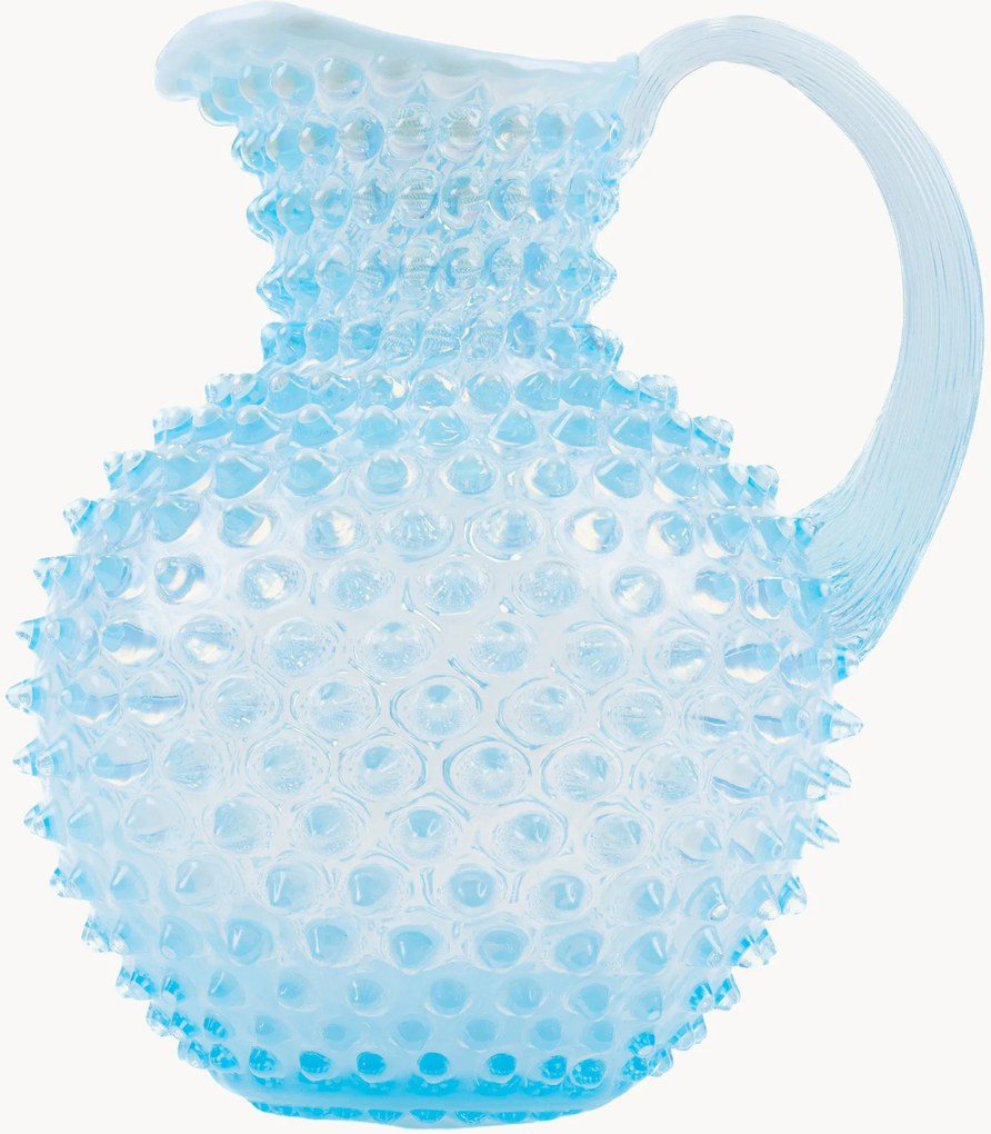 Mondgeblazen karaf Opaline Paris Hobnail
