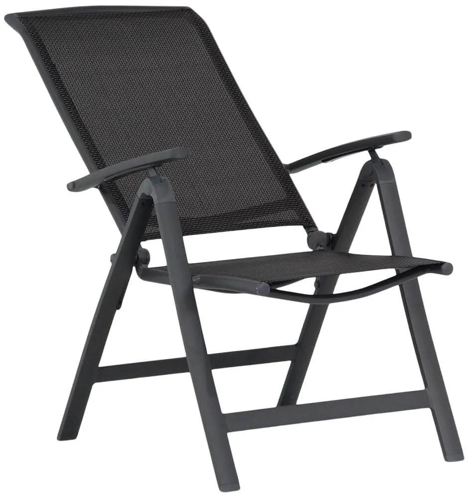 Tuinset 2 personen 90 cm Aluminium/textileen Grijs Lifestyle Garden Furniture Tirana/Mondello