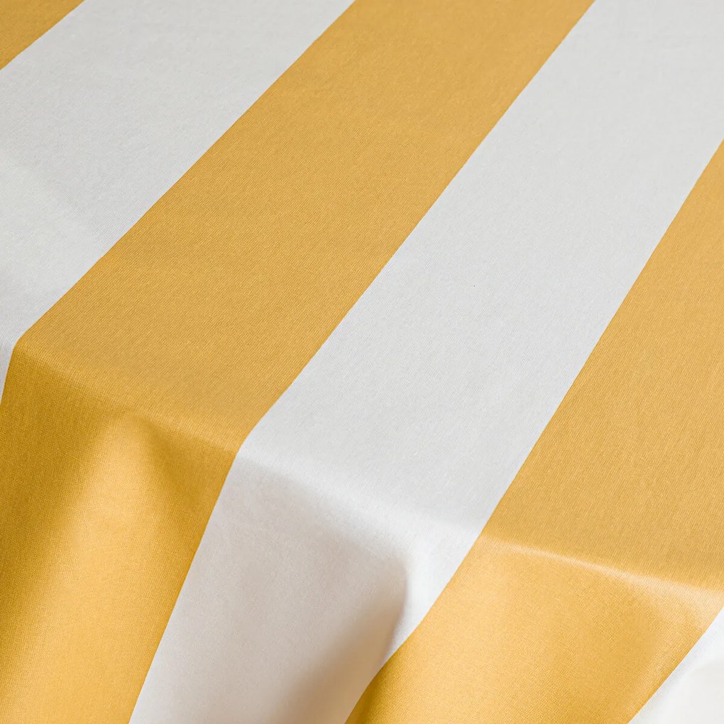 Rond tafelkleed in gecoat katoen, Hendaye