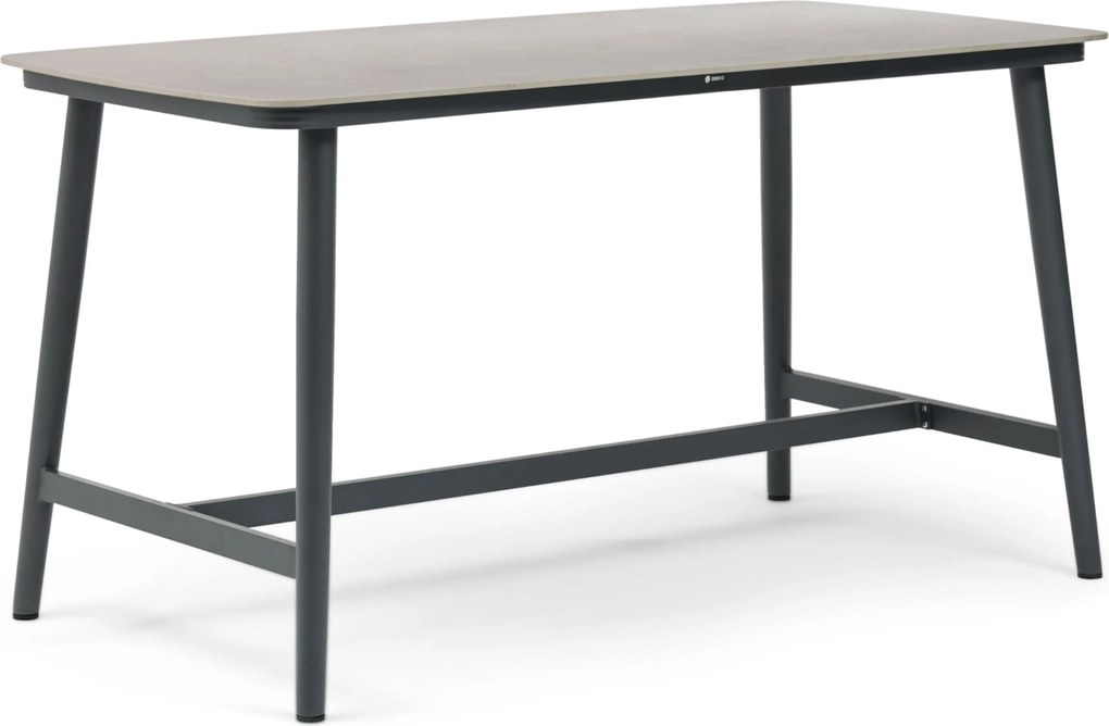 Tuinset 4 personen 180 cm Rope Grijs Coco Alto/Sienta