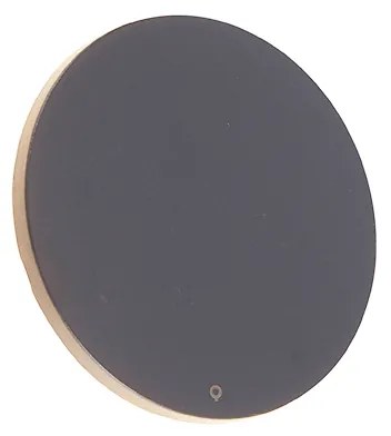 Design wandlamp grijs 16,5 cm incl. LED - Skyf