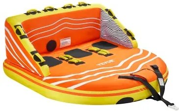 VEVOR Fun Tube Set voor varen, opblaasbare sleepboten voor 1-3 personen, 231 kg Watersport sleepbare tube voor het trekken van boten - met handgrepen, trekpunten en veiligheidsventiel