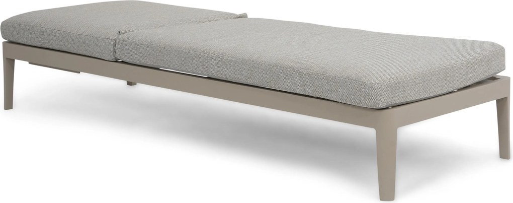 Lifestyle Garden Furniture Mateo Ligbed Met Kussen Loft/sandy Aluminium Taupe
