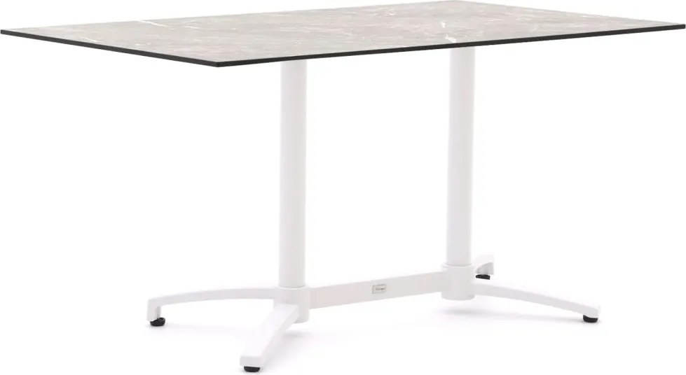 Inklapbare tafel Bellagio  | Vierkant  | Tuintafel Kunststof | 140x80cm | 4 personen | Kees Smit Tuinmeubelen
