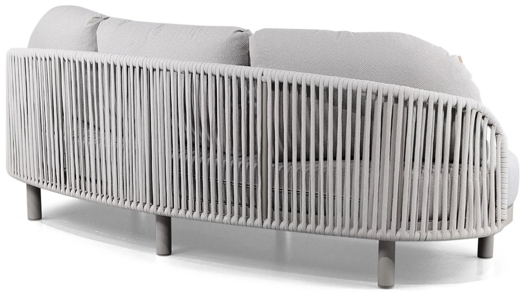 Stoel en Bank Loungeset 5 personen Aluminium/rope Taupe  Santika Furniture Santika