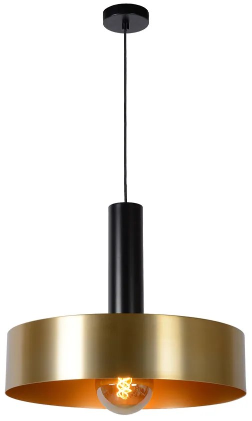 Lucide Giada hanglamp 50cm 1x E27 goud mat