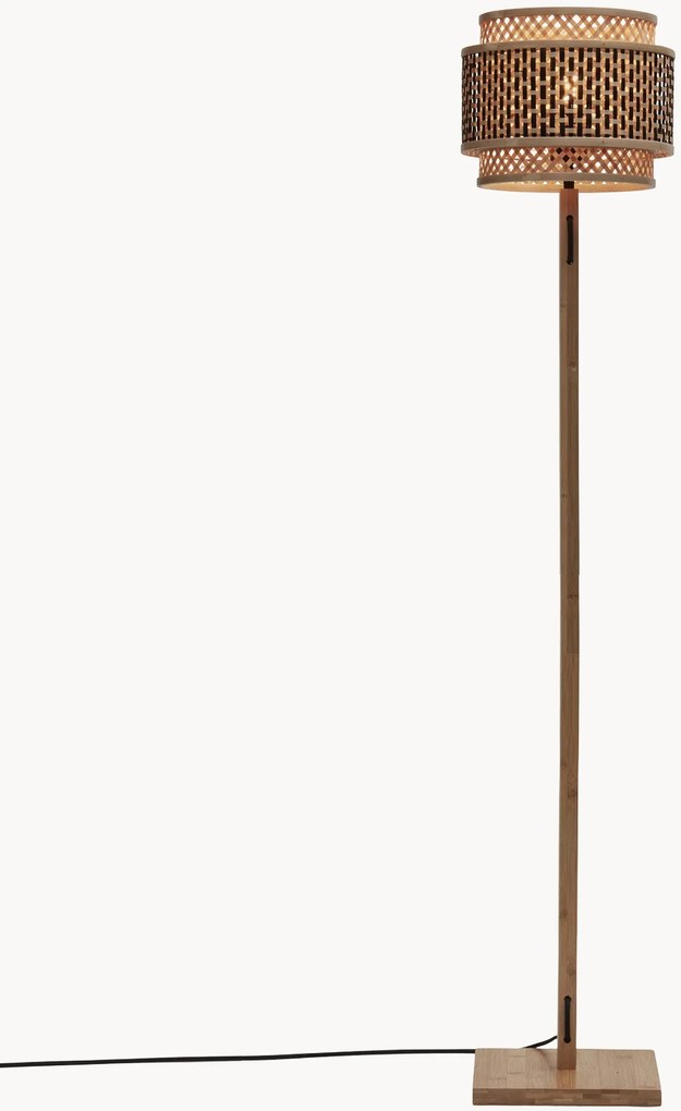 Vloerlamp Bhutan van bamboehout
