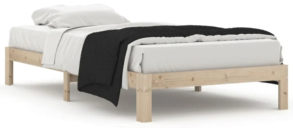 vidaXL Bedframe massief grenenhout 100x200 cm