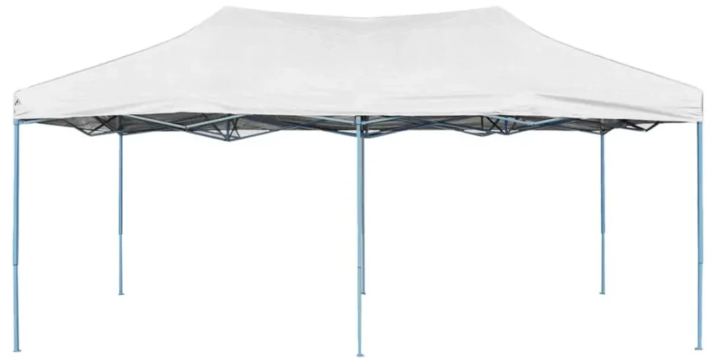 vidaXL Partytent inklapbaar 3x6 m staal wit