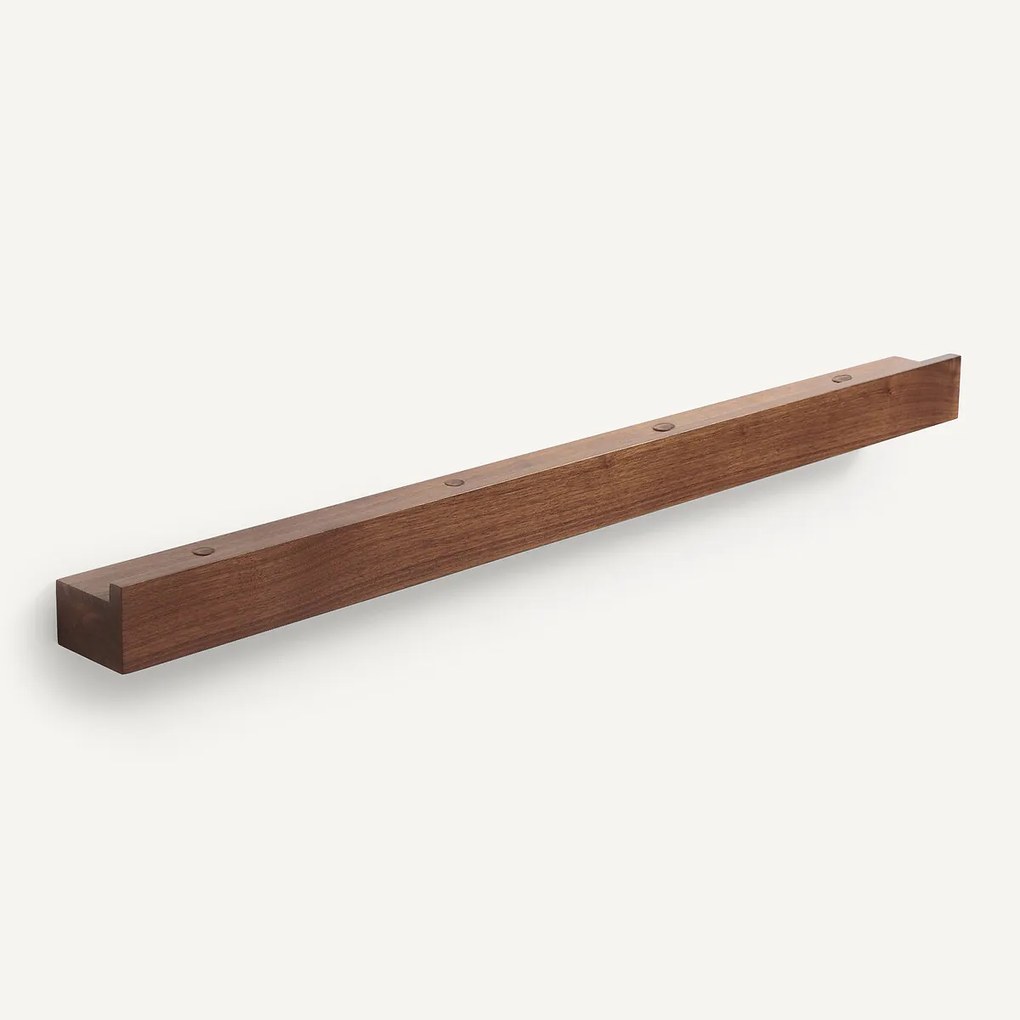 Schilderijlijst, notenhouten plank, 100 cm lang, Dagane
