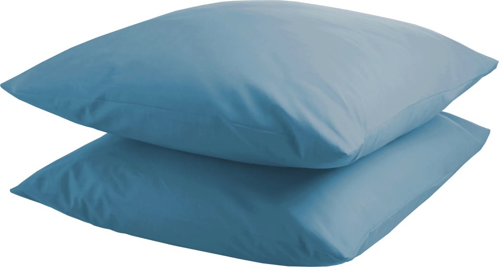Kussensloop 2 stuks – 100% natuurlijk katoen – 2x 60×70 – turquoise