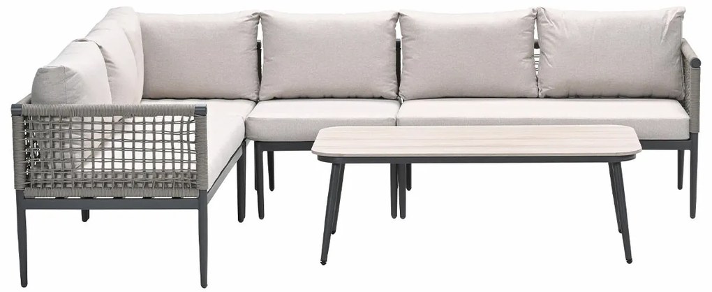 Garden Impressions Burela loungeset 5-delig links - taupe