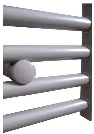 Sanicare design handdoekradiator 45x172cm zilver grijs