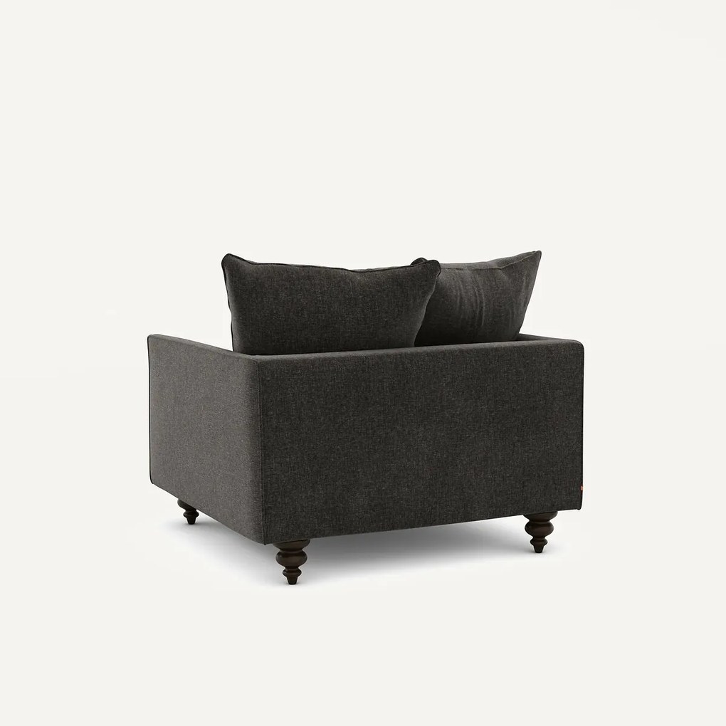 Fluwelen chenille fauteuil, Lazare