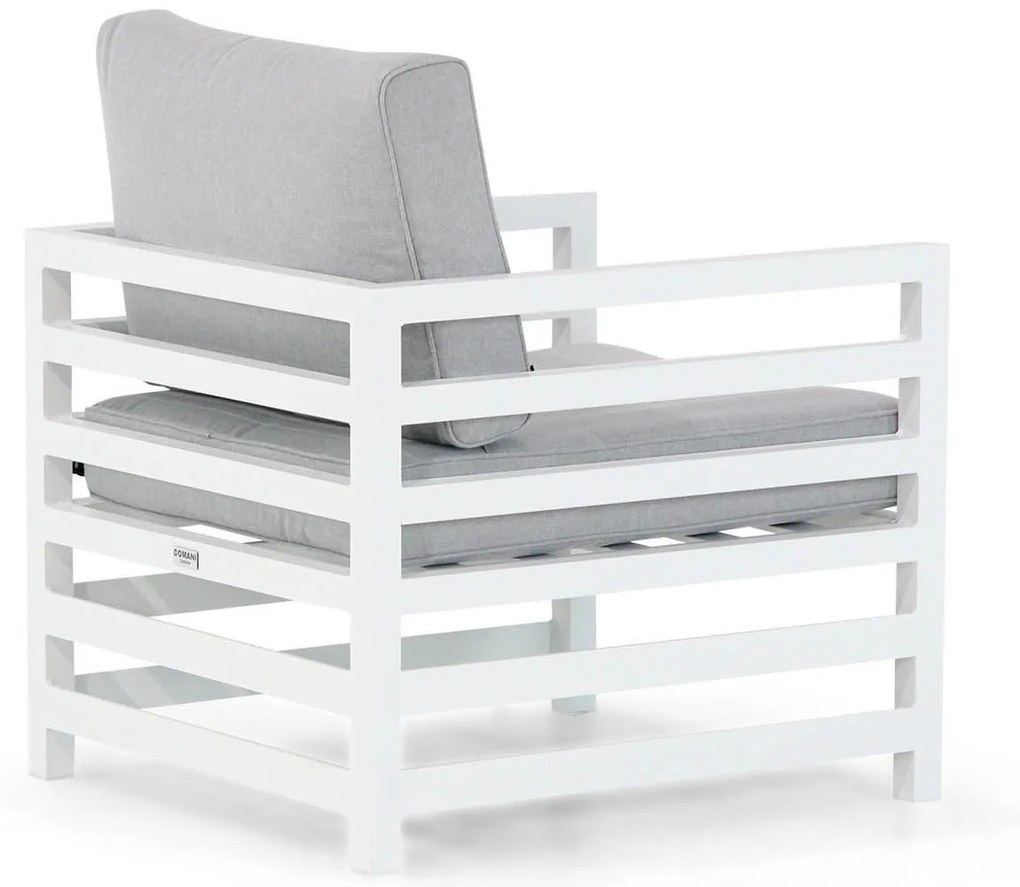 Hoek loungeset 6 personen Aluminium Wit  Domani Furniture Linde