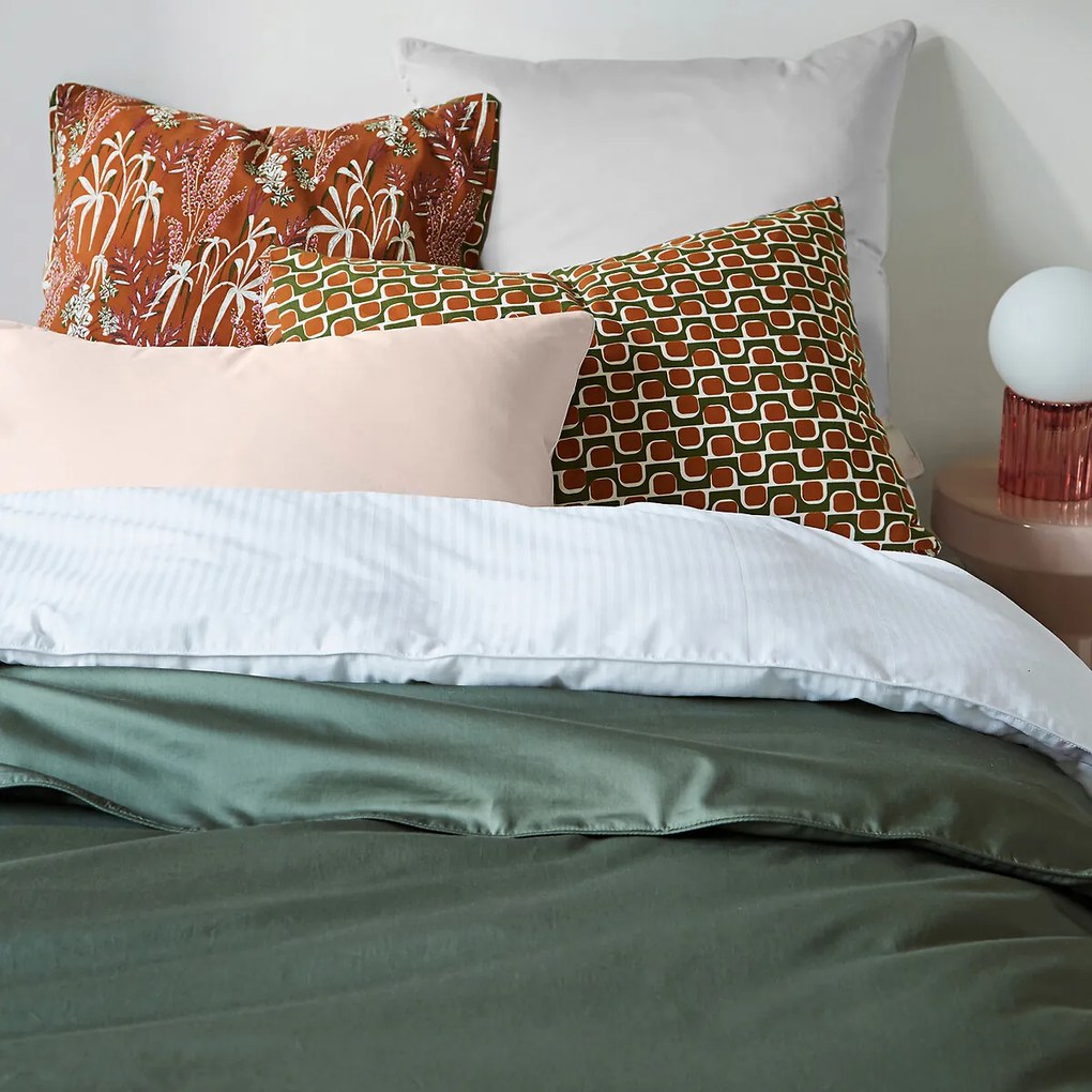 Dekbedovertrek van katoensatijn, 153 draden, Opale