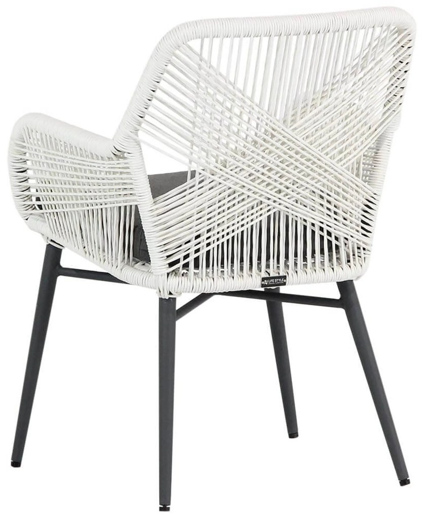 Tuinstoel Wicker Wit Lifestyle Garden Furniture Advance whitewash