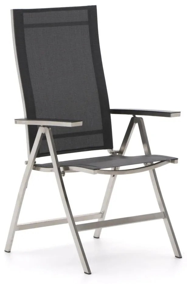 Verstelbare tuinstoel | Bernstein  Koblenz | RVS | Grijs | Kees Smit Tuinmeubelen