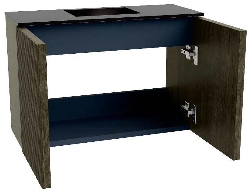 Mondiaz Joya 60cm toiletmeubel shadow met wastafel faye midden zonder kraangat urban