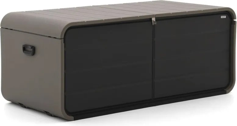 Tuin opbergbox Kees Smit  | Spatwaterdicht | Kussenbox | Kunststof | Grijs - Antraciet | 160x75cm | Kees Smit Tuinmeubelen