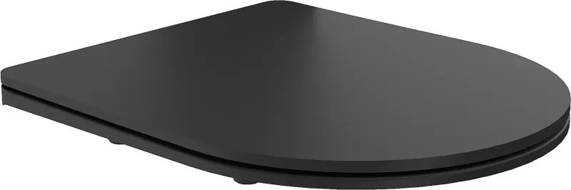 Mexen Slim Softclose Toiletzitting, Duroplast, Zwart Mat - 39100185