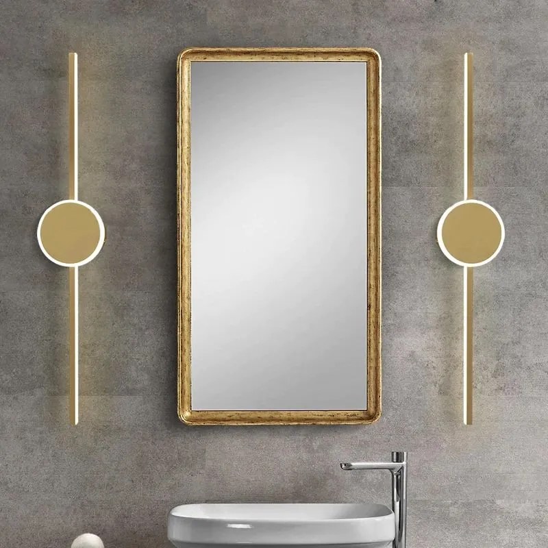Ronde gouden 40cm LED badkamer wandlamp APP842-1W