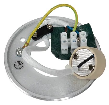 Moderne ronde plafondspot wit IP44 - Capa