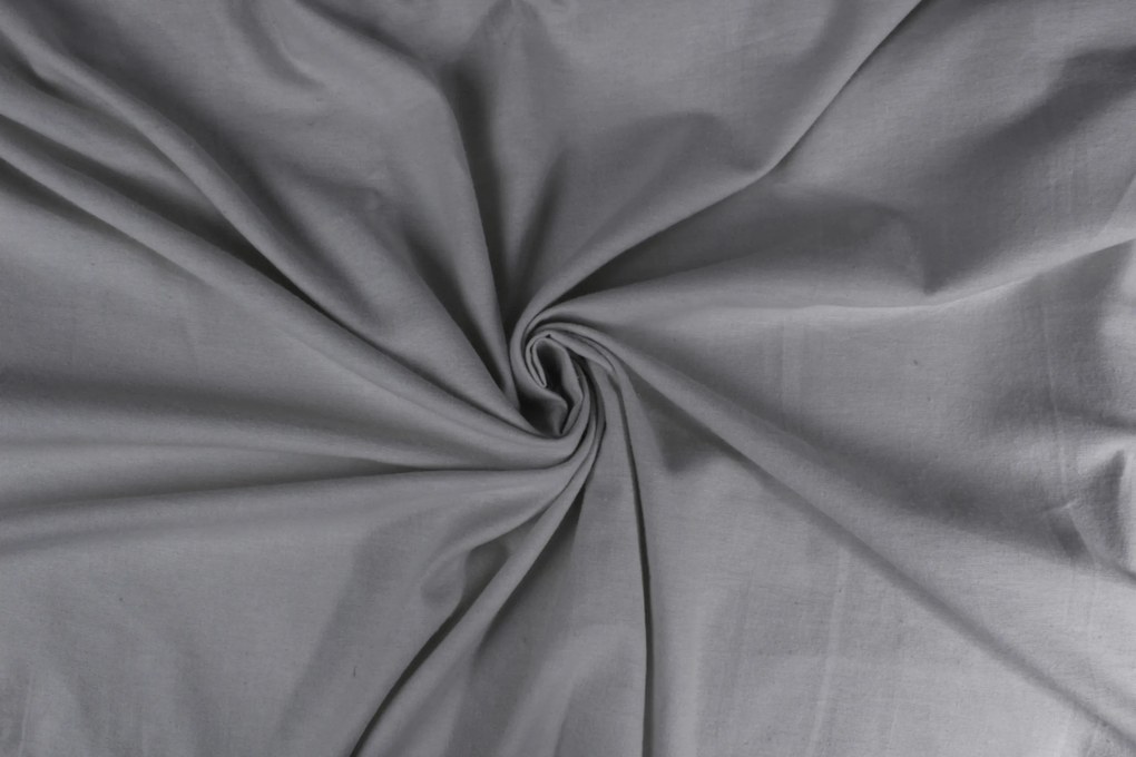 Hoeslaken flanel - 100% katoen - 90x200 - grijs