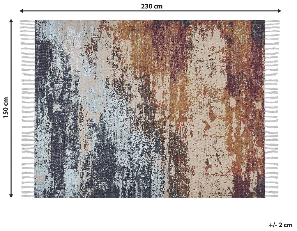 Vloerkleed 150 x 230 cm Multicolour GERMENCIK  Beliani