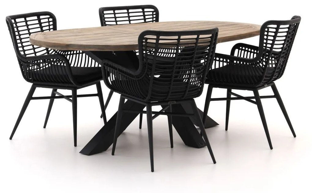 + 15% kassakorting | Diningset Intenso  | 4 personen | Tuinset teakhout | 5-delig | Kees Smit Tuinmeubelen