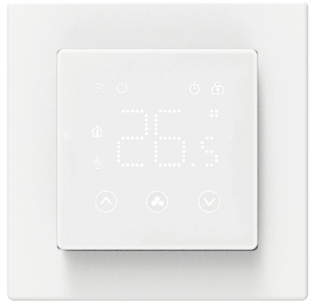 Saniclear Glow elektrische vloerverwarming 1.5m² met witte Wifi thermostaat