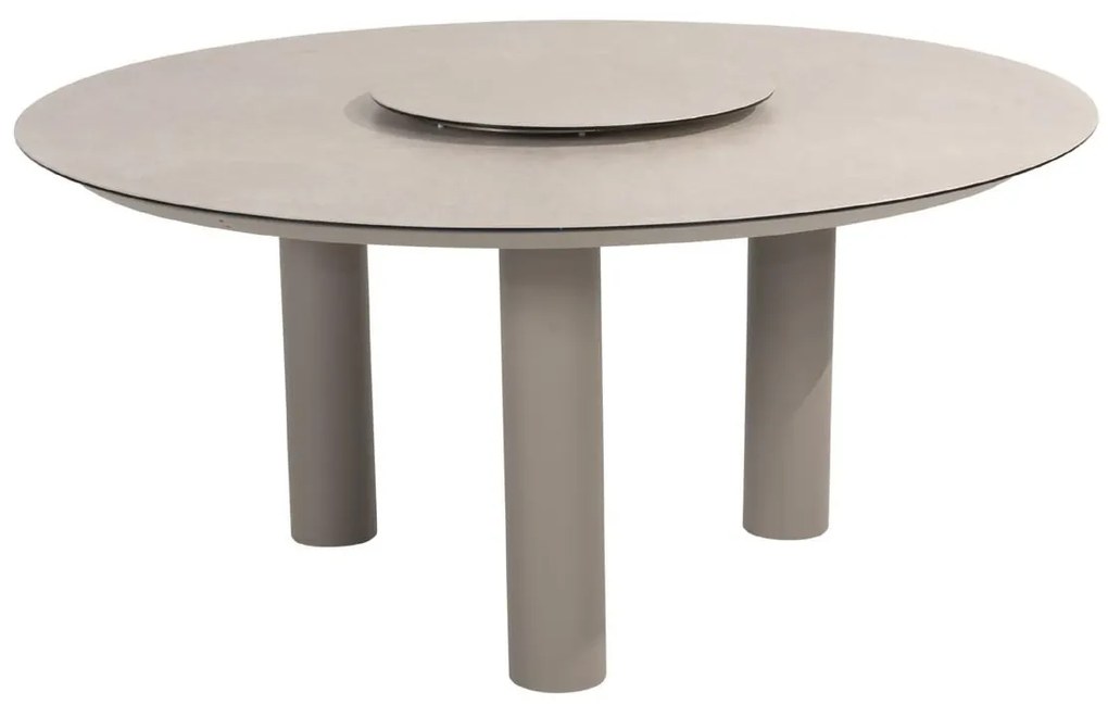 Taste by 4 Seasons Donato tuintafel cloud met geprint keramisch blad Ø 160 cm SALE Tuintafel   lichtgrijs weerbestendig