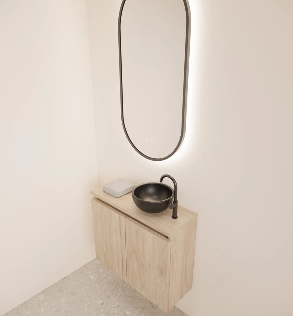 Gliss Design Echo toiletmeubel 60cm kastanje